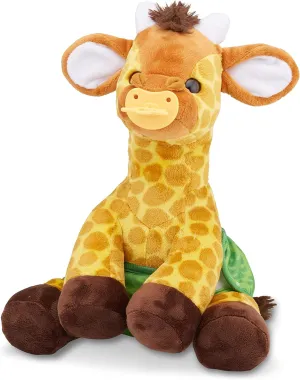 Melissa & Doug 11-Inch Baby Giraffe Plush Stuffed Animal with Pacifier, Diaper, Bottle
