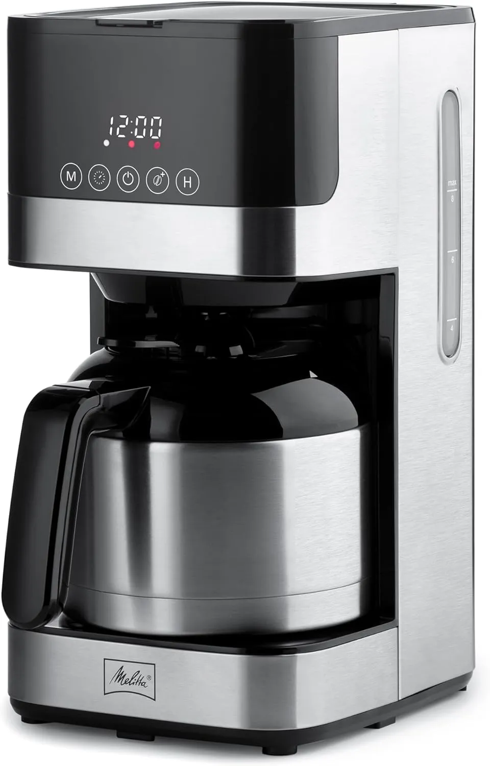 Melitta Aroma Tocco Thermal Drip Coffee Maker, 8-Cup, Programmable with Automatic Shut-Off, Pause & Serve, Stainless Steel Carafe
