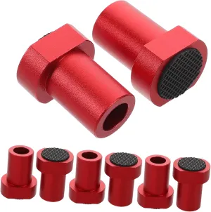 Mikikit Woodworking Bench 8pcs Metal Nonslip Planing Stoppers Workbench Pegs for Woodworking Projects Secure Positioning Reusable