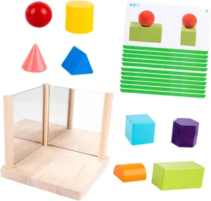Milisten 1 Set Shape Cognition Block Wooden Educational for Develops Logic Hand Skills and Shape Recognition for Parent Interactive Play