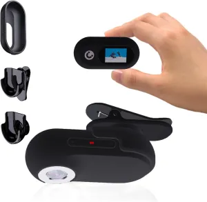 Mini Body Camera 1080P with 32GB Card Helmet Cameras Body Cameras with Audio and Video Recording Multi-Function Accessory Body Cam