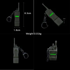 Mini Night Vision Sight Goggles NVG Shaped Keychain Key Ring Chain Creative Gift Collection Toy