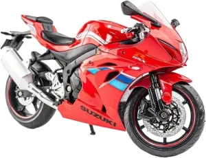Mini Simulation Motorcycle Toys 1:12 for Suzuki GSX-R1000 die-Casting Motorcycle Model Toy Collection Model Gift Adult for Boys(Red)