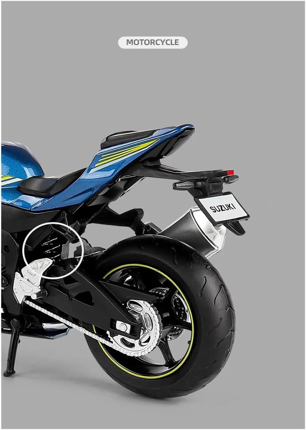 Mini Simulation Motorcycle Toys 1:12 for Suzuki GSX-R1000 die-Casting Motorcycle Model Toy Collection Model Gift Adult for Boys(Red)