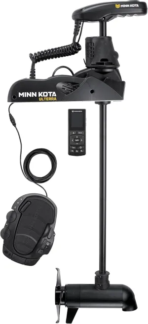 Minn Kota Ulterra Bow-Mount Trolling Motor with Dual Spectrum Chirp Sonar, 112 Lb. Thrust, 60 in. Shaft, Freshwater