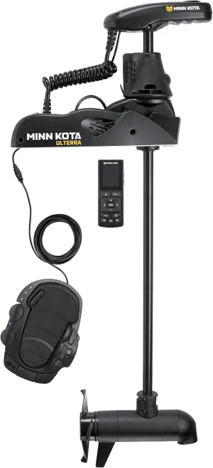 Minn Kota Ulterra Bow-Mount Trolling Motor with Dual Spectrum Chirp Sonar, 80 Lb. Thrust, 60 in. Shaft, Freshwater