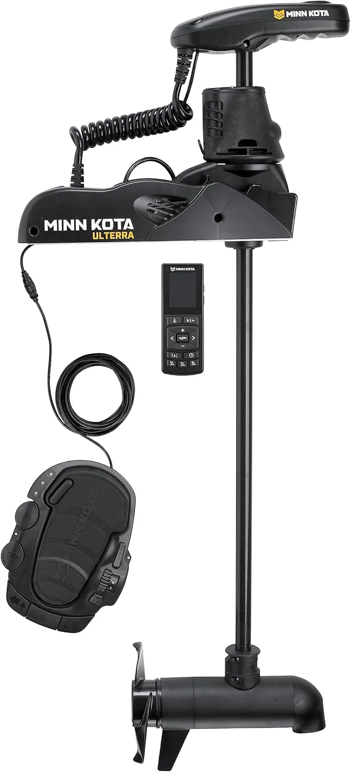 Minn Kota Ulterra Bow-Mount Trolling Motor with Dual Spectrum Chirp Sonar, 80 Lb. Thrust, 60 in. Shaft, Freshwater