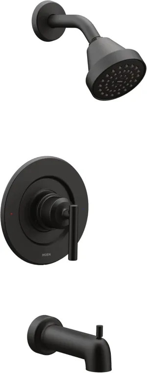 Moen T2903EPBL Gibson Posi-Temp Pressure Balancing Eco-Performance Modern Tub and Shower Trim Valve Required, Matte Black