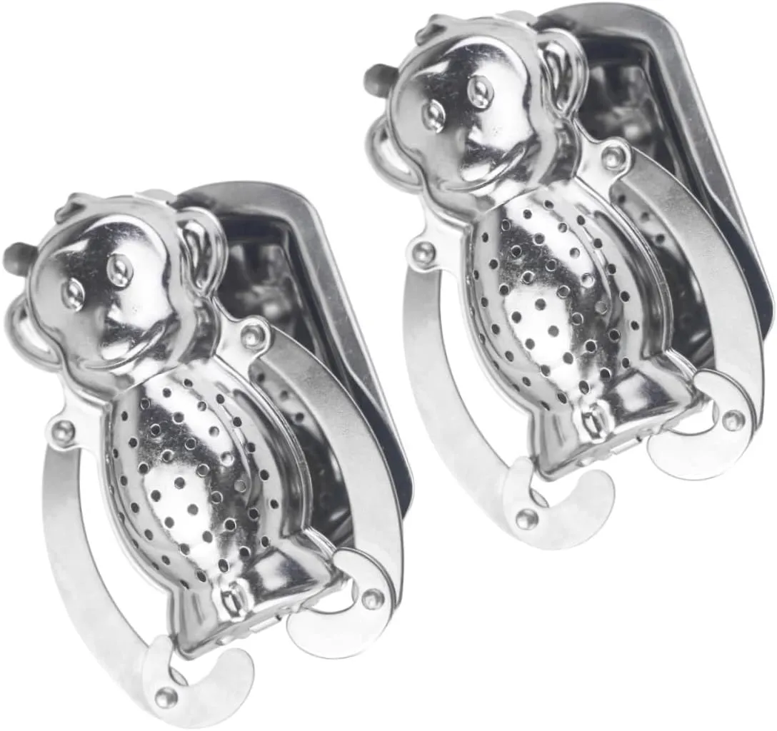 Monkey Shape Tea Filter Stainless Steel Tea Strainer Reusable for Spices