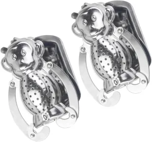 Monkey Shape Tea Filter Stainless Steel Tea Strainer Reusable for Spices