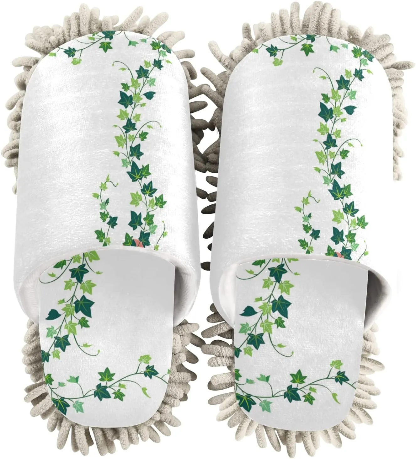 Mop Slippers Shoes, Unisex Cleaning House Slippers Spa Dusting Slippers M-L