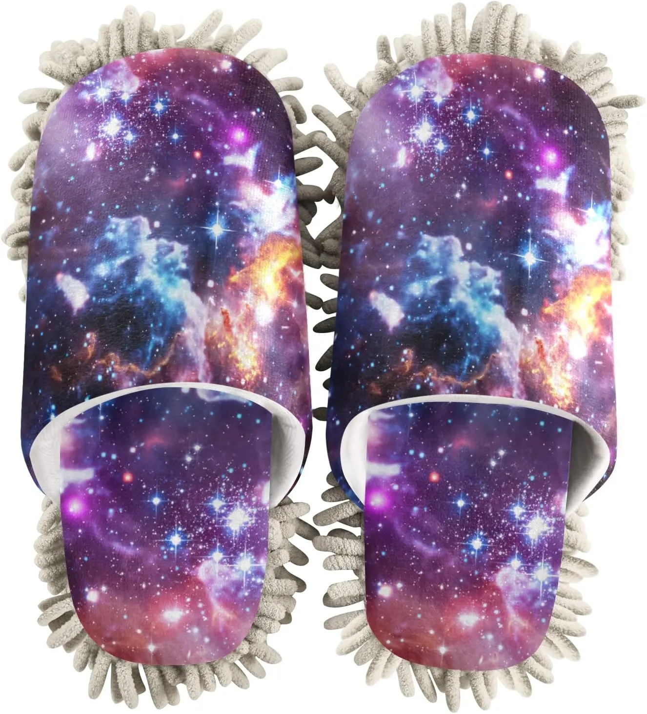 Mop Slippers Shoes, Unisex Cleaning House Slippers Spa Dusting Slippers M-L