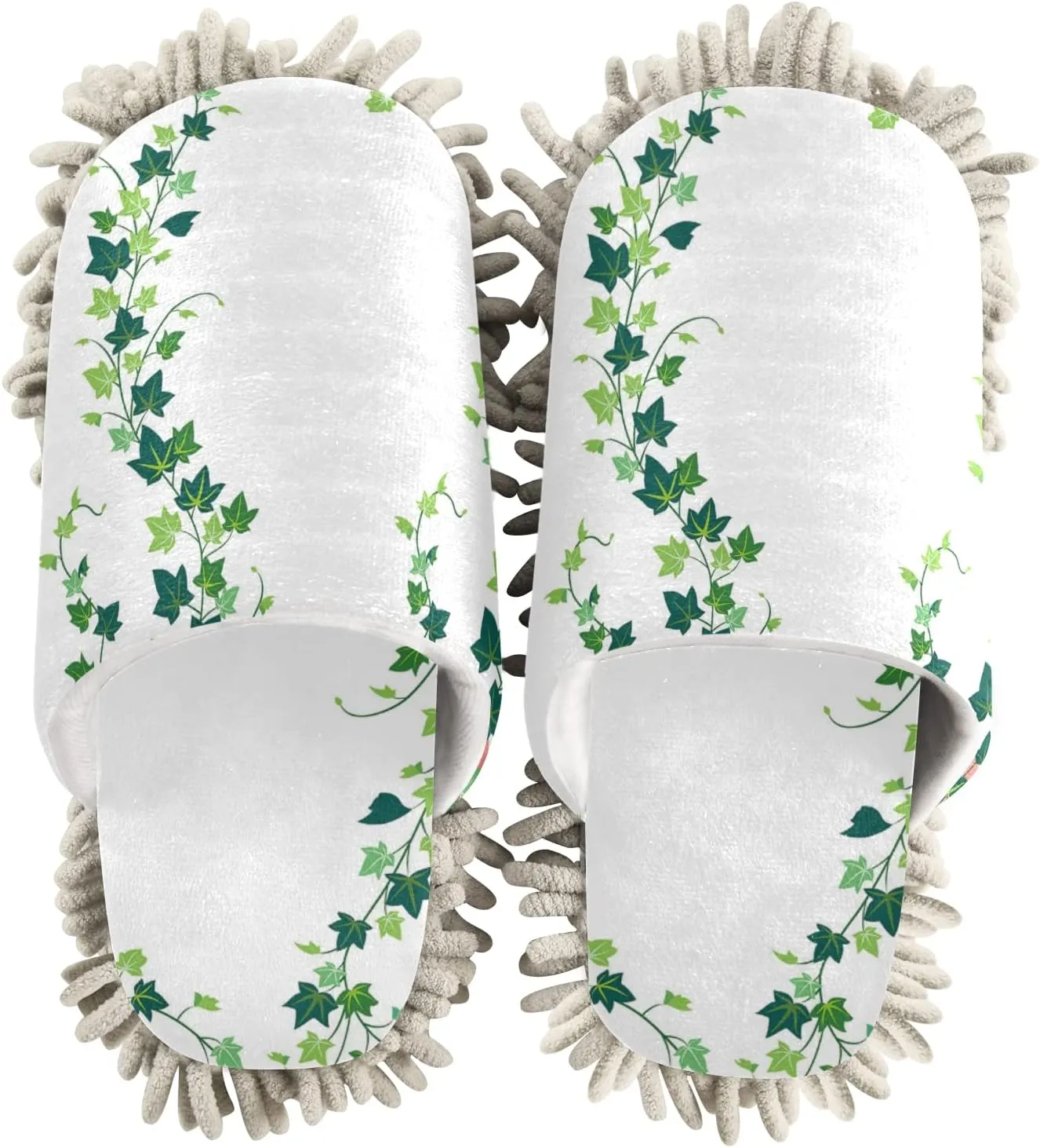 Mop Slippers Shoes, Unisex Cleaning House Slippers Spa Dusting Slippers M-L