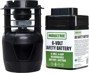 Moultrie Pro Hunter II Feeder Kit with 6-Volt and Moultrie 5-Amp Rechargeable Safety Battery