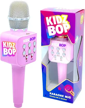 Move2Play, Kidz Bop Karaoke Microphone | The Hit Music Brand for Kids | Toy for Girls & Boys Ages 2, 3, 4, 5, 6, 7, 8  Years Old | Gift & Birthday Present