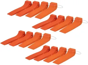 Mytee Products (16 Pack Tire Skates for Tow Truck Wrecker Rollback Carrier Safety Orange