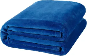NANPIPER Fleece Blankets, Super Soft Flannel Fuzzy Blanket for Bed Couch, Luxury Cozy Plush Microfiber Blanket-Twin Size,Turquoise Blue