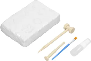 National Geographic Kit, 1 Set Ore Excavation Kit Gemstone Dig Kit 12 Ores Included with Excavation Tools for Kids DIY Learning and Fun