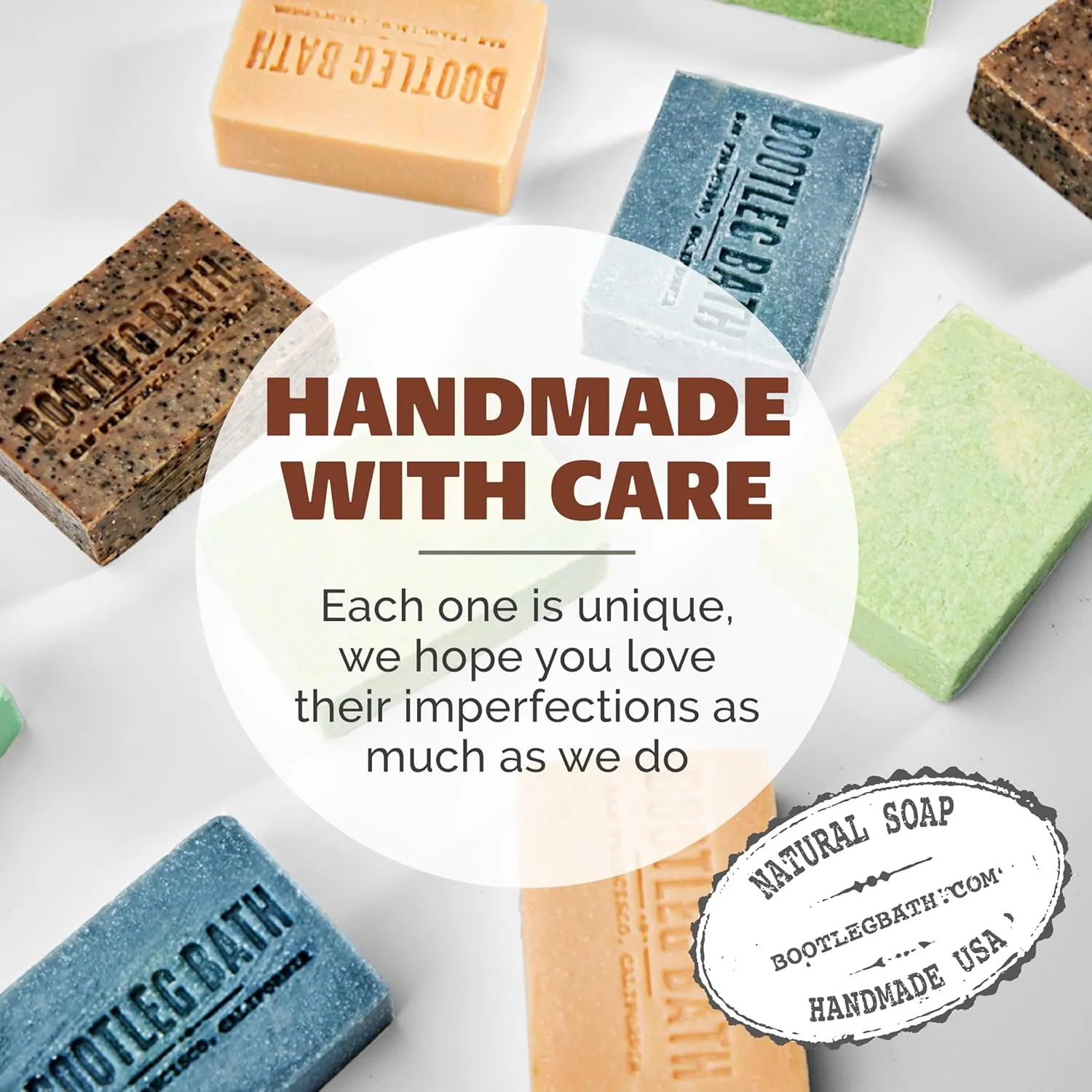 Natural Bar Soap- Cold Brew Scrub Bar Hempseed Oil and Coffee, Natural Exfoliating Body Soap for Men and Women, Eco Friendly, Handcrafted Body Soap Made in USA, 4.4 oz Bar