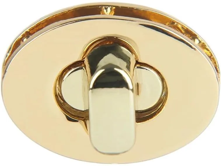 New 2026 Practical Handbag Egg Shape Oval Hardware DIY Turn Lock Clasp Jewelry Fashion Trendy Accessories Creative Gift