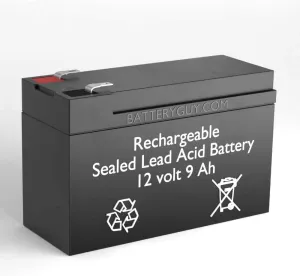 Nfinity 8kVA XR Replacement 12V 9Ah SLA Batteries Brand Equivalent (Rechargeable, High Rate) - Qty of 50
