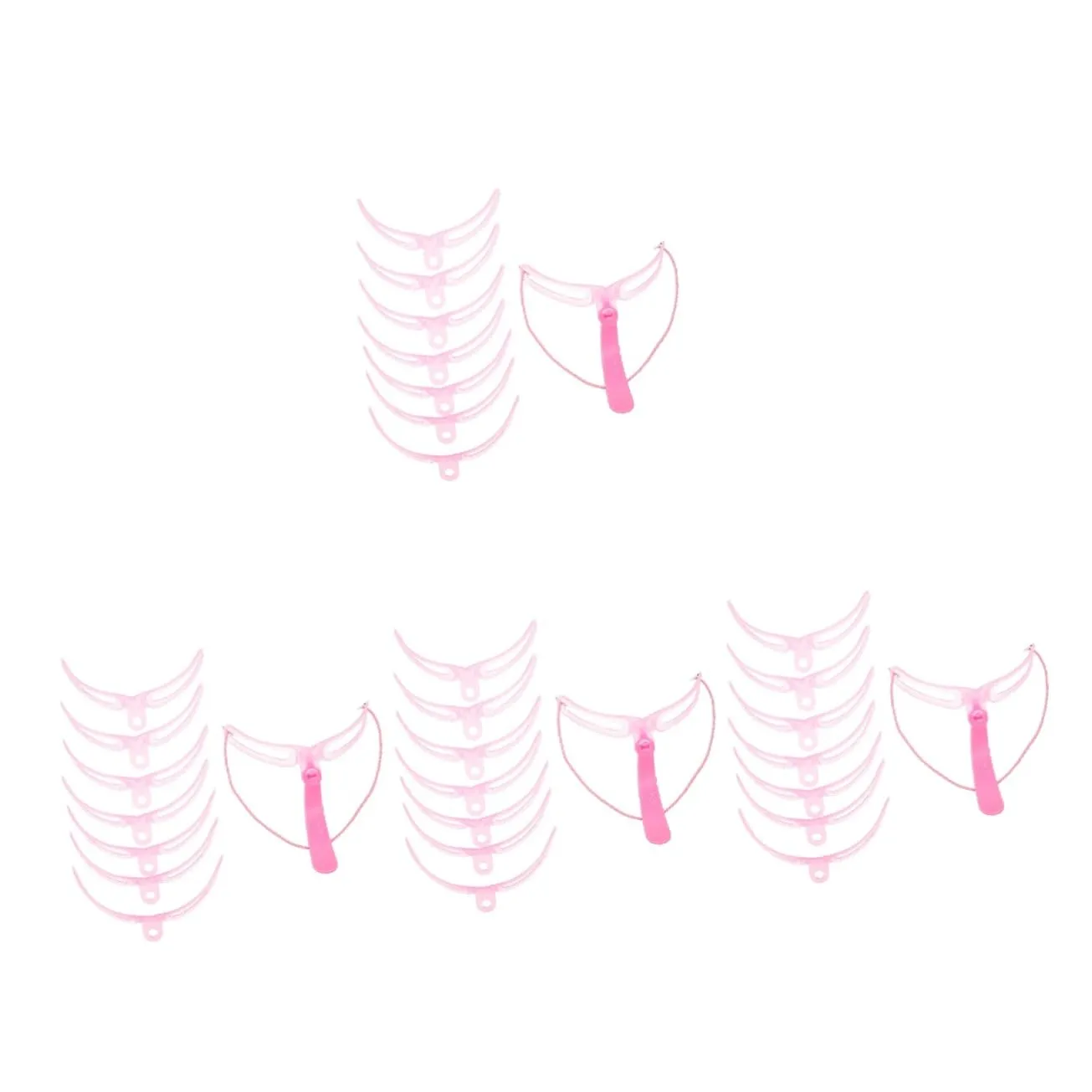 NOLITOY 12 Sets Eyebrow Aid Eyebrows Razor Eyebrow Spatula Reusable Portable Eyebrow Tools Eyebrow Template Tool Wear-resistant Eyebrow Stencil Professional Eyebrow Template Plastic Pink
