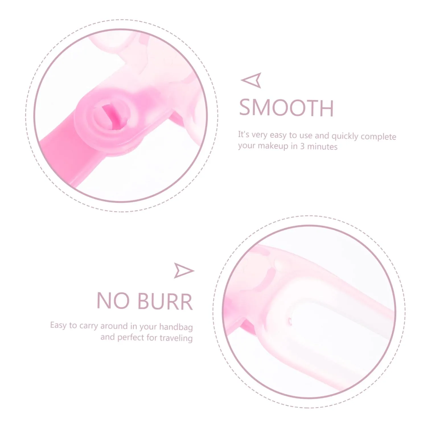 NOLITOY 12 Sets Eyebrow Aid Eyebrows Razor Eyebrow Spatula Reusable Portable Eyebrow Tools Eyebrow Template Tool Wear-resistant Eyebrow Stencil Professional Eyebrow Template Plastic Pink