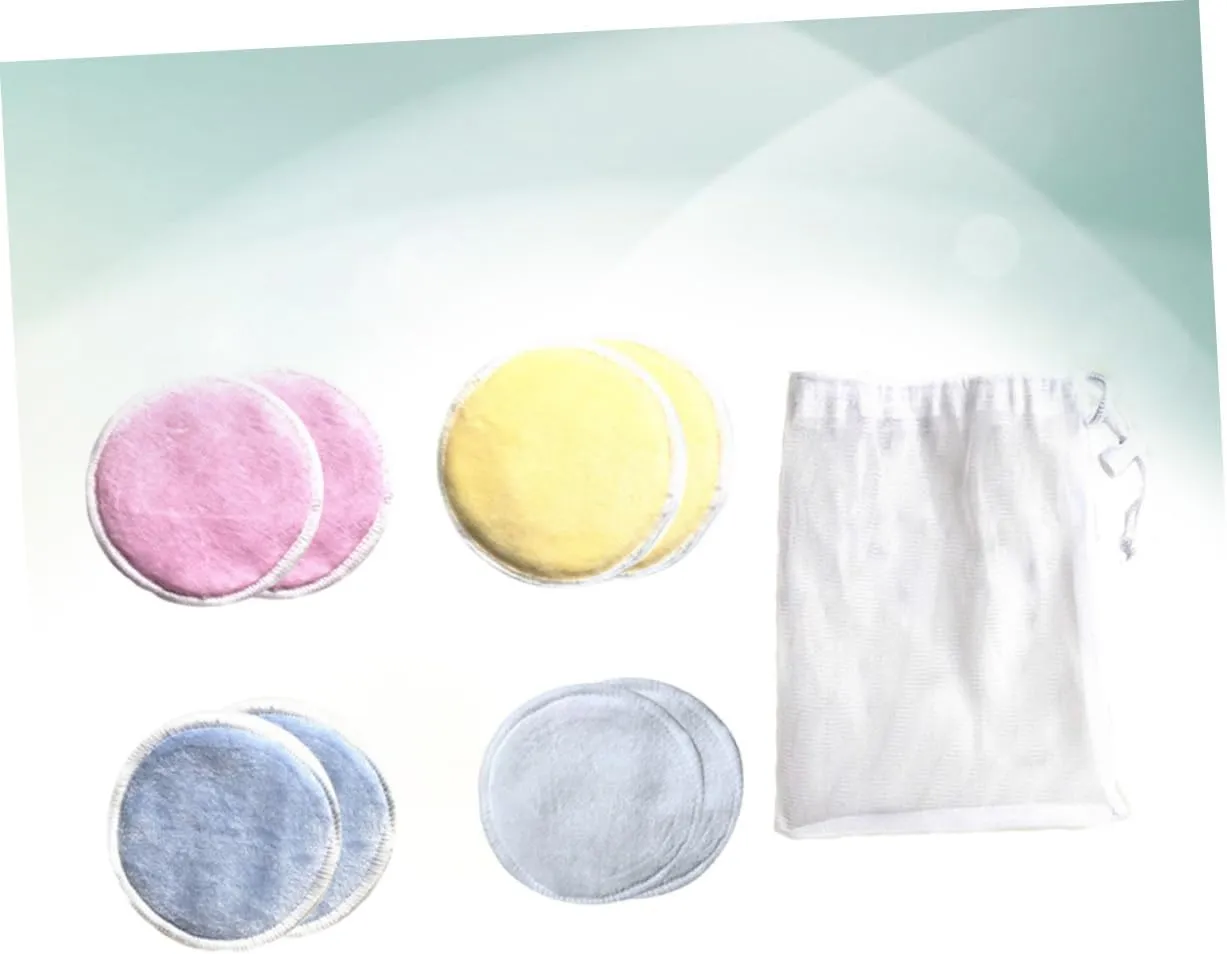 NOLITOY 16pcs Reusable Makeup Remover Pads Three Layer Washable Cotton Facial Cleansing Tool with Storage Bag and Lightweight for Easy Makeup Removal and Skin Care