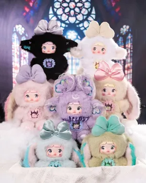 Nommi Blind Box Plush Figures, Cute Vinyl Blind Box Plush Doll, Nommi Fantasy World Series Collectible Toys, Kawaii Action Figure Mystery Box for Gifts, Single Box (1 of 7 Possible Styles)