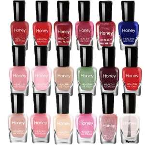 Non Toxic Nail Polish Set, Easy Peel Off and Fast Dry, 20 Pcs Water-Based Nail Polishes Set (5ml/Bottles), Eco Friendly & Organic, Women, Teens