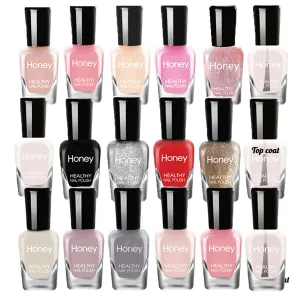 Non Toxic Nail Polish Set, Easy Peel Off and Fast Dry Nail Polish Set for Pack, Eco Friendly & Organic Water Based Nail Polish for Women,Teens (18 Bottles)