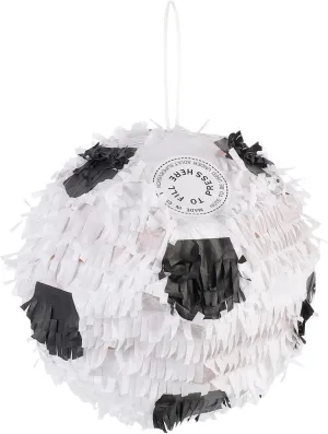 NUOBESTY Football Pinata Soccer Pinata Ball Paper Hanging Lanterns Sugar Filled Toy for Sports Birthday Party Soccer Game Party Favor