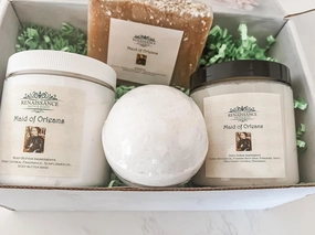 Oatmeal, milk, and Honey Bath & Body Gift Set