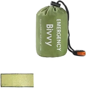 OBABO Emergency Shelter Survival Tent Kit Tent Sleeping Bag Waterproof Outdoor SOS Thermal Blanket Reusable