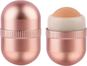Oil-Absorbing Volcanic Face Roller, Reusable Facial Skincare Tool for At-Home or On-the-Go Mini Massage