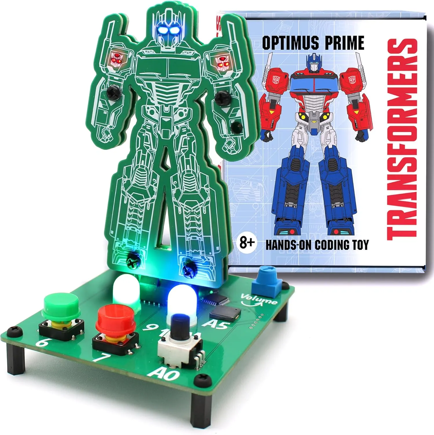 Optimus Prime Transformers Coding Toy from Let's Start Coding for Kids 8  to Learn Real Computer Programming Through Hands-On Projects