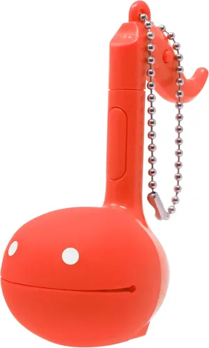 Otamatone Melody Series Japanese Electronic [Mini Size] Musical Toy [11 Pre-Programmed Songs] Portable Synthesizer from Japan by Maywa Denki [English Instruction], Red