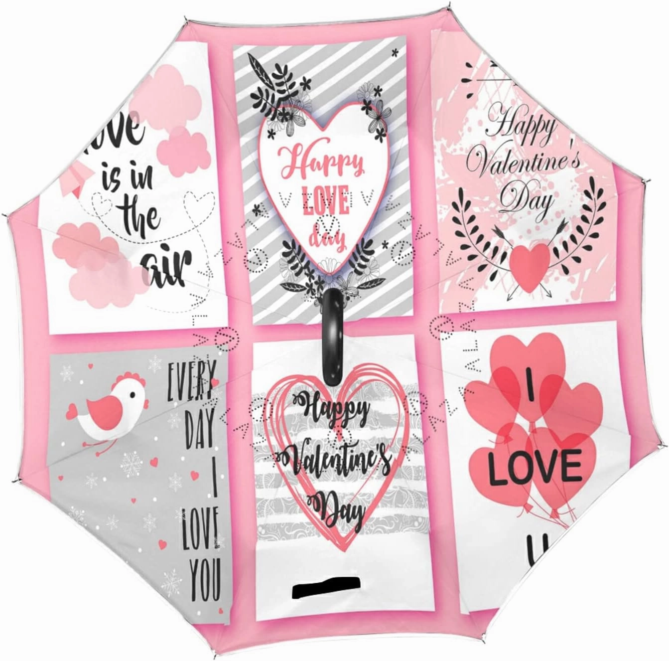 Oyihfvs Double Layer Inverted Umbrella, With C-Shaped Handle Windproof UV Proof Durable Parasol, For Men Women Outdoor Folding Rain Sun