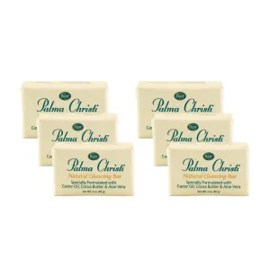 Palma Christi (Castor Oil) Natural Cleansing Bar Soap, 6 bar set