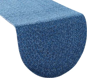 Park Designs Blue Spice Bin Braided Table Runner 15" X 36"