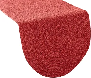 Park Designs Paprika Spice Bin Braided Table Runner 15" X 36"