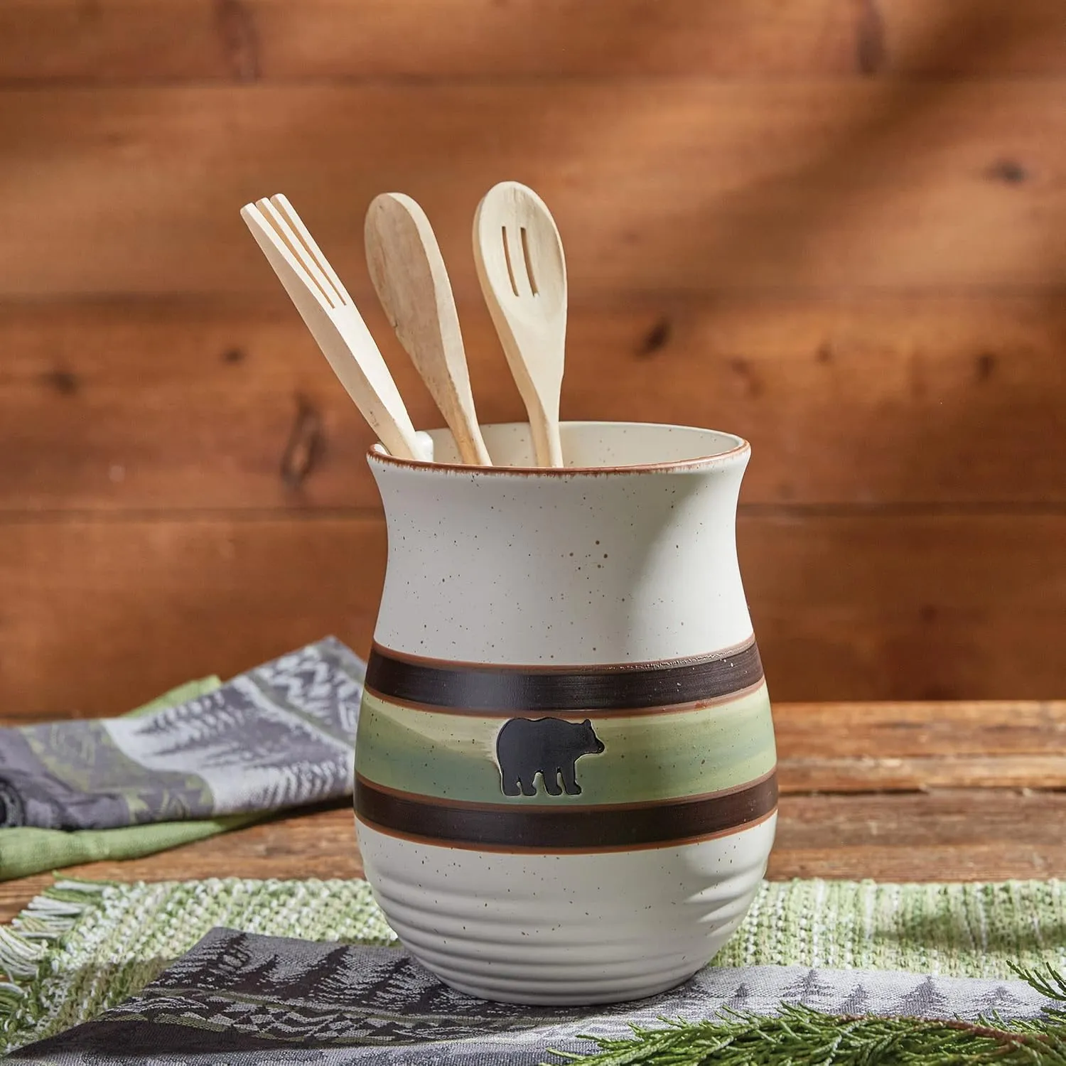 Park Designs Skyline Utensil Crock