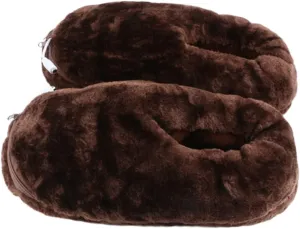 PartyKindom Warm Shoes Foot Warmer Electric Heating Shoes Foot Heater for Home Office