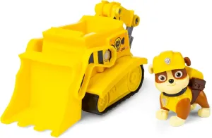 Paw Patrol Rubble's Diggin' Bulldozer with Collectible Figure, for Kids Aged 3 and up