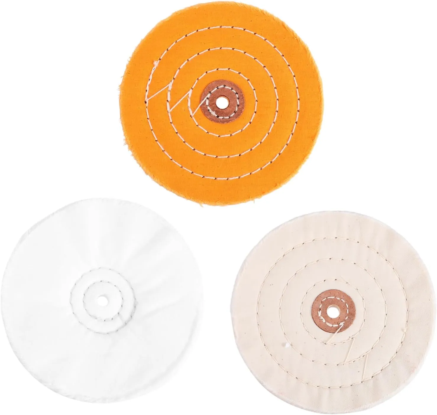 Pcs Buffing Wheel Pad Kit Polishing Mop for Bench Buffer Tools Reusable Non-Slip for Tile Furniture Carving Car Accessories