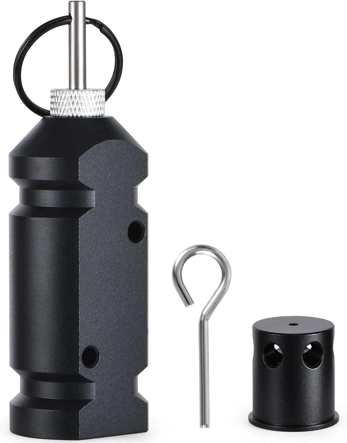 Perimeter Trip Alarm, 12 Gauge Camping Trip Wire Alarm Device, Early Warning Security System for Outdoor Camp Safe and Property Safety Bear Deterrent (Included 22.Adapter) (1 Pack)