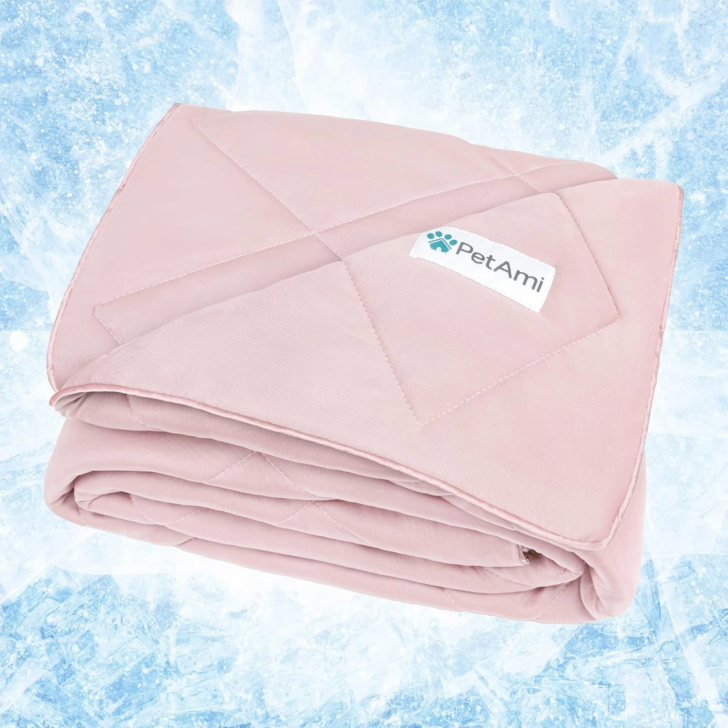 PetAmi Premium Cooling Dog Blanket | Lightweight Fluffy Pet Throw Blanket Bed Cover for Dogs, Cat, Puppies | Pet Blanket Furniture Protector Couch Sofa | Reversible Fuzzy Cozy | 29x40, Pink