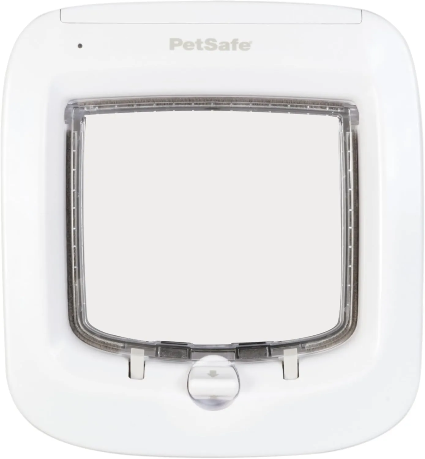 PetSafe Microchip Cat Door, Exterior or Interior Pet Door - Multi-User RFID Access Up to 40 Pets, 4-Way Locking, Weatherproof, DIY Easy Install, Hardware Kit; Privacy for Cat Litter Box or Pet Feeder