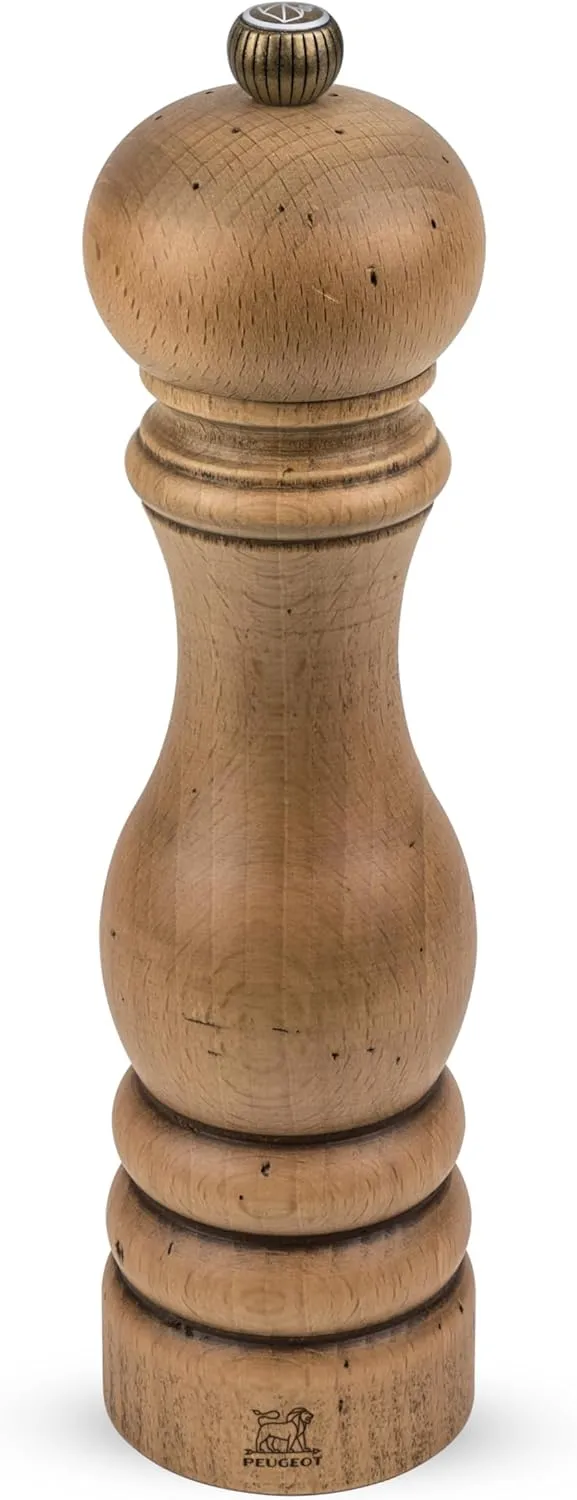 Peugeot Paris Classic Collection Antique Salt Mill, 22cm/8-3/4", Natural