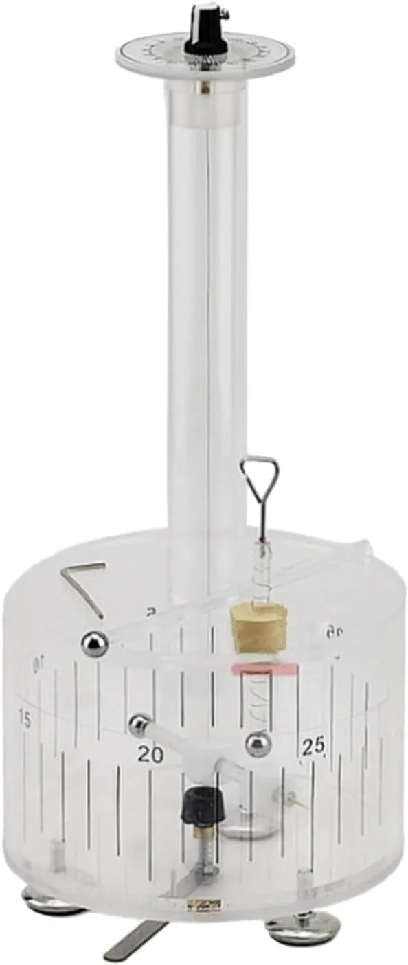 Physics Experiment,Coulomb's Law Demonstrator Coulomb Torsional Scale Physics Experiment Portable Teaching Tools DIY Projects for Lab Teachers